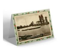 CHRISTMAS NOTELET - Vintage Buckinghamshire - The River & Quarry Hotel, Bourne End