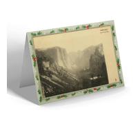 CHRISTMAS NOTELET - Vintage California USA - Yosemite Valley from Artist's Point (b)