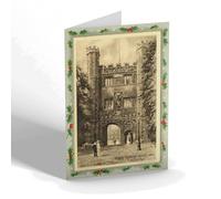 CHRISTMAS NOTELET - Vintage Cambridgeshire - Trinity College Great Gate Cambridge a