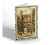 CHRISTMAS NOTELET - Vintage Cambridgeshire - Trinity College Great Gate Cambridge c