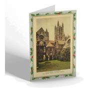 CHRISTMAS NOTELET - Vintage Canterbury Cathedral. Water Tower & the Library