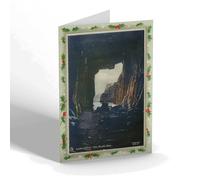 CHRISTMAS NOTELET - Vintage Channel Islands - Looking Thro the Devil's Hole Jersey b