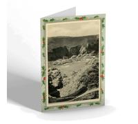 CHRISTMAS NOTELET - Vintage Channel Islands - Pathway & Steps to Devil's Hole Jersey