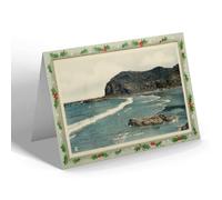 CHRISTMAS NOTELET - Vintage Channel Islands - The Sands at Plemont, Jersey (b)