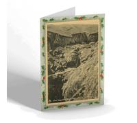 CHRISTMAS NOTELET - Vintage Channel Islands - The Way Into Devil's Hole, Jersey