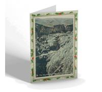 CHRISTMAS NOTELET - Vintage Channel Islands - The Way Into Devil's Hole, Jersey (b)