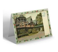 CHRISTMAS NOTELET - Vintage Connecticut USA - Hartford. Residence of Mark Twain