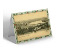 CHRISTMAS NOTELET - Vintage Connecticut USA - Middletown from Asylum Hill