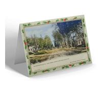 CHRISTMAS NOTELET - Vintage Connecticut USA - Thompsonville. Pearl Street (b)