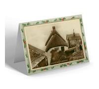 CHRISTMAS NOTELET - Vintage Cornwall - A Quaint Snap At Cadgwith