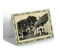 CHRISTMAS NOTELET - Vintage Cornwall - Albion Inn, Crantock