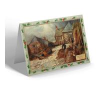 CHRISTMAS NOTELET - Vintage Cornwall - Among the Crab Pots, Cadgwith