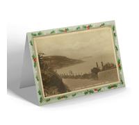 CHRISTMAS NOTELET - Vintage Cornwall - Carbis Bay, Looking Towards St. Ives