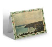 CHRISTMAS NOTELET - Vintage Cornwall - Carbis Bay, St. Ives (ac)