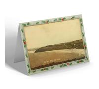 CHRISTMAS NOTELET - Vintage Cornwall - Carbis Bay, St. Ives (dc)