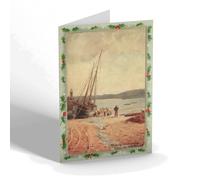 CHRISTMAS NOTELET - Vintage Cornwall - Ebb Tide, St. Ives Harbour
