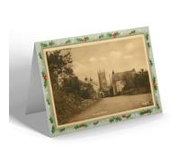 CHRISTMAS NOTELET - Vintage Cornwall - Gorran Village