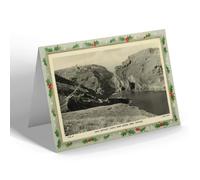 CHRISTMAS NOTELET - Vintage Cornwall - King Arthur's Castle Barras Head, Tintagel