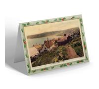 CHRISTMAS NOTELET - Vintage Cornwall - Sennen Cove from the West (bc)