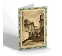 CHRISTMAS NOTELET - Vintage Cornwall - The Narrows, Newlyn West