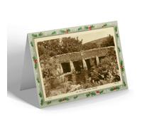 CHRISTMAS NOTELET - Vintage Cornwall - The Old Stone Bridge, Liskeard