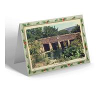 CHRISTMAS NOTELET - Vintage Cornwall - The Old Stone Bridge, Liskeard (b)