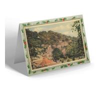 CHRISTMAS NOTELET - Vintage Derbyshire - Heights Of Abraham, Matlock Bath (b)