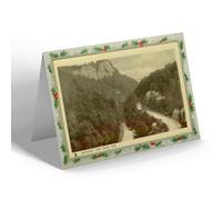CHRISTMAS NOTELET - Vintage Derbyshire - Matlock. The High Tor