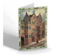 CHRISTMAS NOTELET - Vintage Derbyshire - Old House, Wardwick, Derby