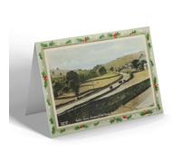 CHRISTMAS NOTELET - Vintage Derbyshire - Robin Hood, Chesterfield Road, Baslow (b)