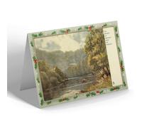 CHRISTMAS NOTELET - Vintage Derbyshire - The Heights Of Abraham, from the Derwent