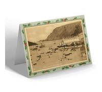 CHRISTMAS NOTELET - Vintage Devon - A View from the North, Salcombe