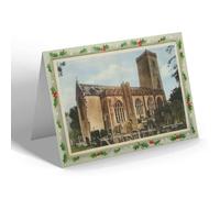 CHRISTMAS NOTELET - Vintage Devon - Church Of St Mary & St Gabriel, Stoke Gabriel b