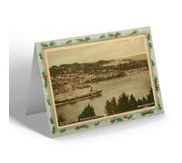 CHRISTMAS NOTELET - Vintage Devon - Dartmouth from Kingswear