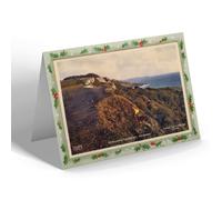 CHRISTMAS NOTELET - Vintage Devon - Dowlands Landslide, Rousdon (ac)