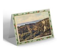 CHRISTMAS NOTELET - Vintage Devon - Dowlands Landslide, Rousdon (cc)