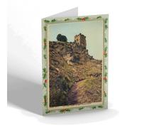 CHRISTMAS NOTELET - Vintage Devon - Duty Point Tower, Lee Abbey, Lynton (b)