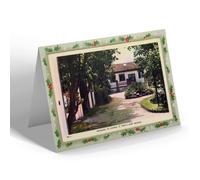 CHRISTMAS NOTELET - Vintage Devon - Entrance To Lounge, St. Mary's Camp, Brixham (b)