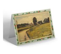 CHRISTMAS NOTELET - Vintage Devon - Exeter Road, Clyst St Mary (b)