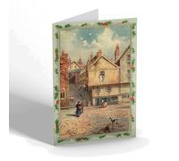 CHRISTMAS NOTELET - Vintage Devon - Exeter. Stepcote Hill