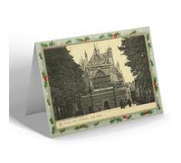 CHRISTMAS NOTELET - Vintage Devon - Exeter. The Cathedral, West Front