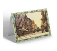 CHRISTMAS NOTELET - Vintage Devon - Exeter. The Guildhall and High Street (b)