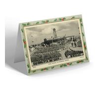 CHRISTMAS NOTELET - Vintage Devon - Floral Fountain, The Promenade, Paignton