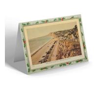 CHRISTMAS NOTELET - Vintage Devon - From Coast Guard Hill, Budleigh Salterton (b)