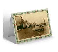 CHRISTMAS NOTELET - Vintage Devon - High Tide, Appledore (a)