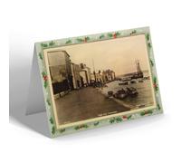 CHRISTMAS NOTELET - Vintage Devon - High Tide, Appledore (ac)