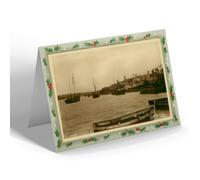 CHRISTMAS NOTELET - Vintage Devon - High Tide, Appledore (b)