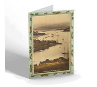 CHRISTMAS NOTELET - Vintage Devon - Looking Towards Kingsbridge, Salcombe (ac)