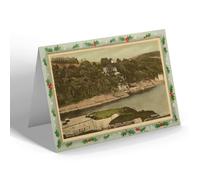 CHRISTMAS NOTELET - Vintage Devon - Mouth Of Dart from Castle, Dartmouth