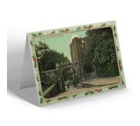 CHRISTMAS NOTELET - Vintage Devon - Rougemont Castle, Exeter